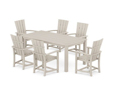 Quattro 7-Piece Parsons Dining Set