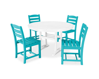 La Casa CafŽ 5-Piece Side Chair Dining Set