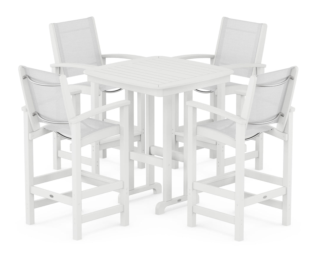 POLYWOOD® Coastal 5-Piece Bar Set