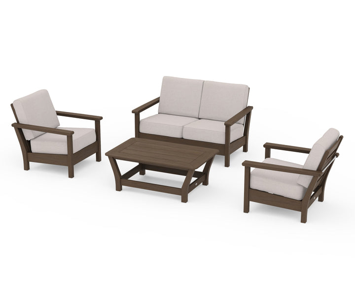 POLYWOOD® Harbour 4-Piece Deep Seating Set