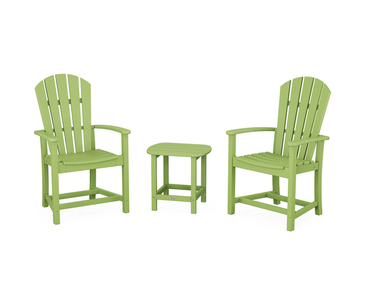 POLYWOOD® Palm Coast 3-Piece Upright Adirondack Chair Set