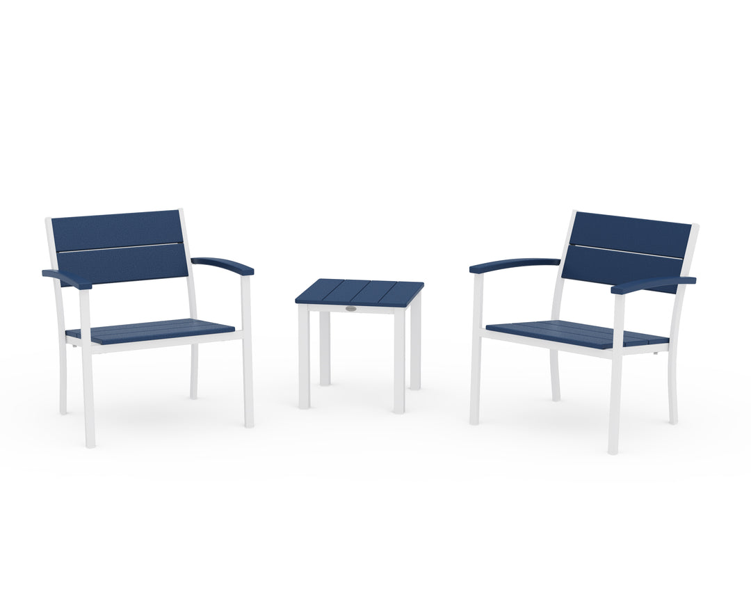 POLYWOOD® Main Street 3-Piece Lounge Chair Set