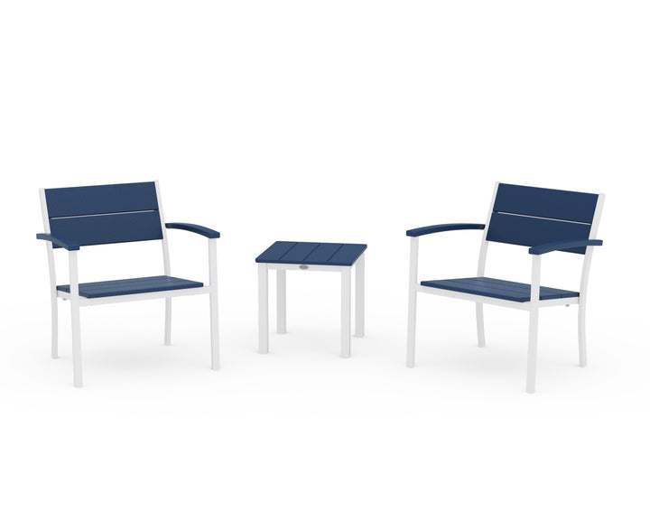 POLYWOOD® Main Street 3-Piece Lounge Chair Set