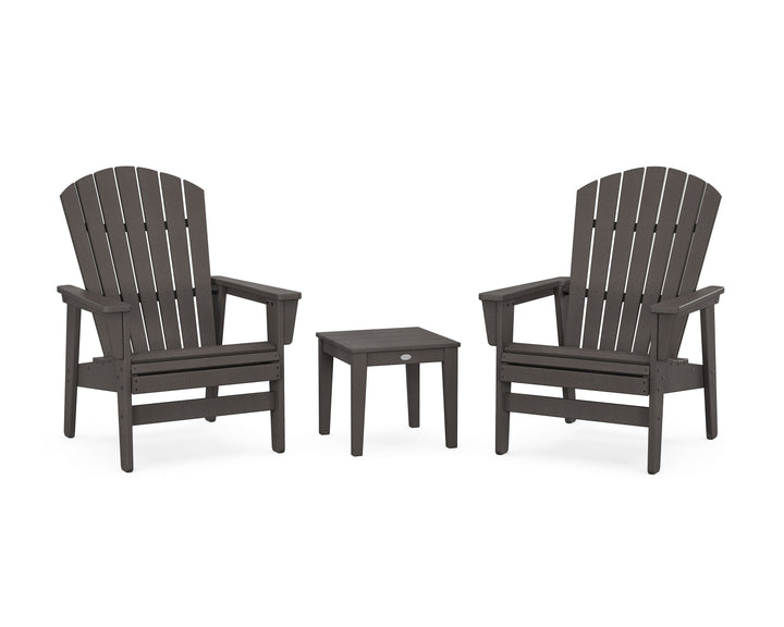 POLYWOOD® 3-Piece Nautical Grand Upright Adirondack Set