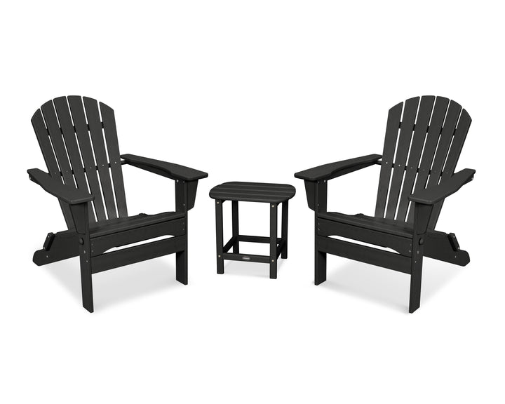 POLYWOOD® South Beach 3-Piece Folding Adirondack Set