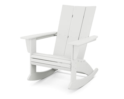 Modern Curveback Adirondack Rocking Chair
