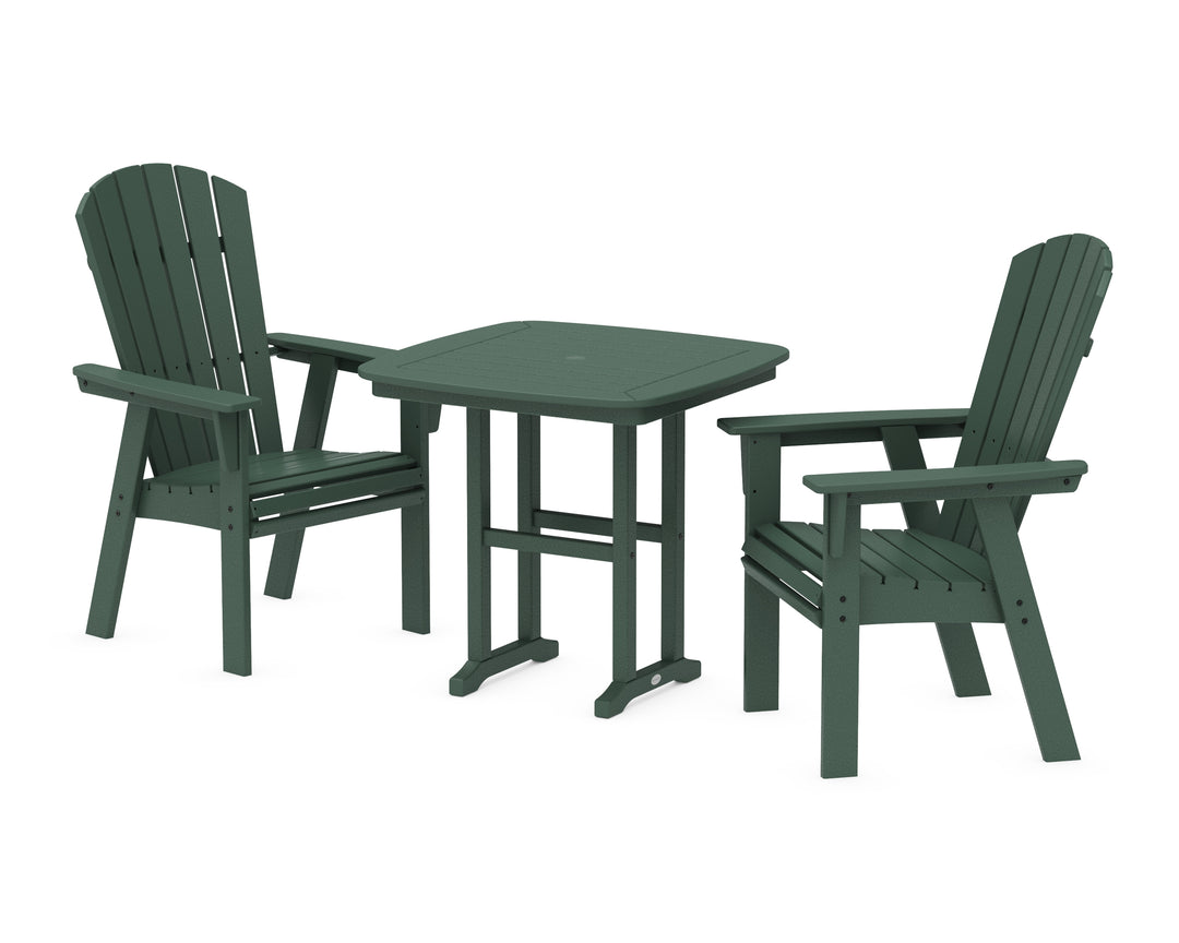 POLYWOOD® Nautical Adirondack 3-Piece Dining Set
