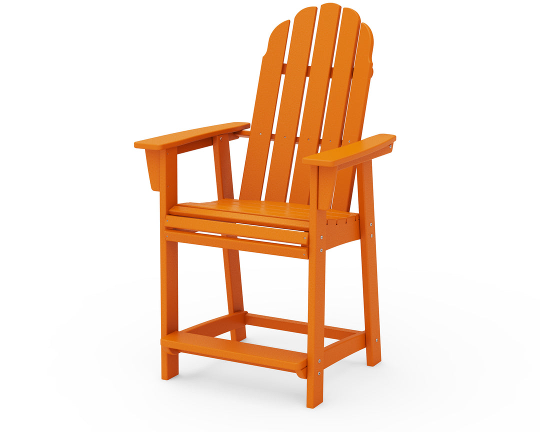POLYWOOD® Vineyard Curveback Adirondack Counter Chair