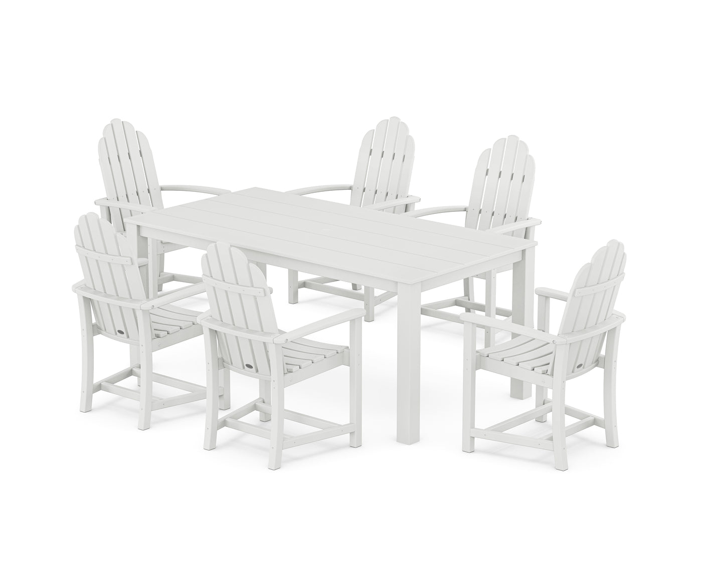 Classic Adirondack 7-Piece Parsons Dining Set