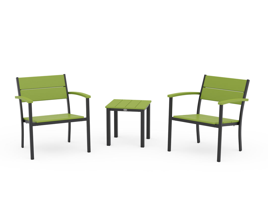 POLYWOOD® Main Street 3-Piece Lounge Chair Set