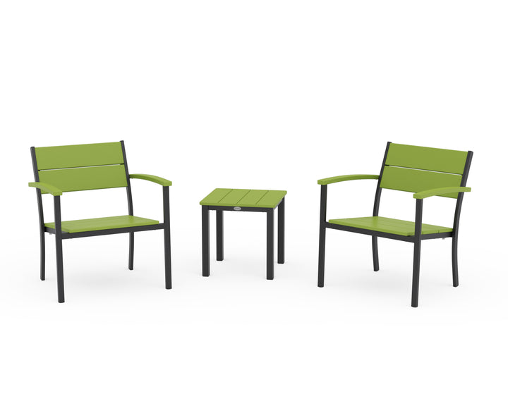 POLYWOOD® Main Street 3-Piece Lounge Chair Set