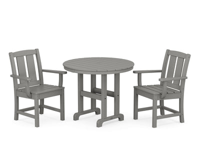 Mission 3-Piece Farmhouse Dining Set