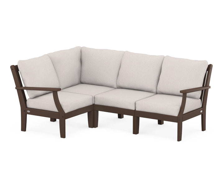 POLYWOOD® Braxton Modular 4-Piece Deep Seating Set