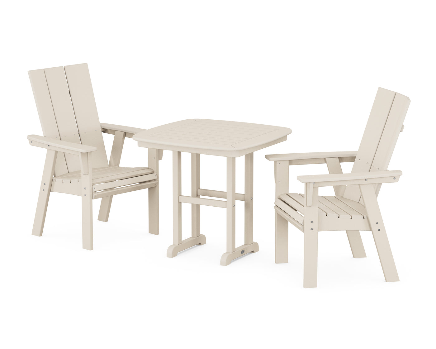 Modern Adirondack 3-Piece Dining Set