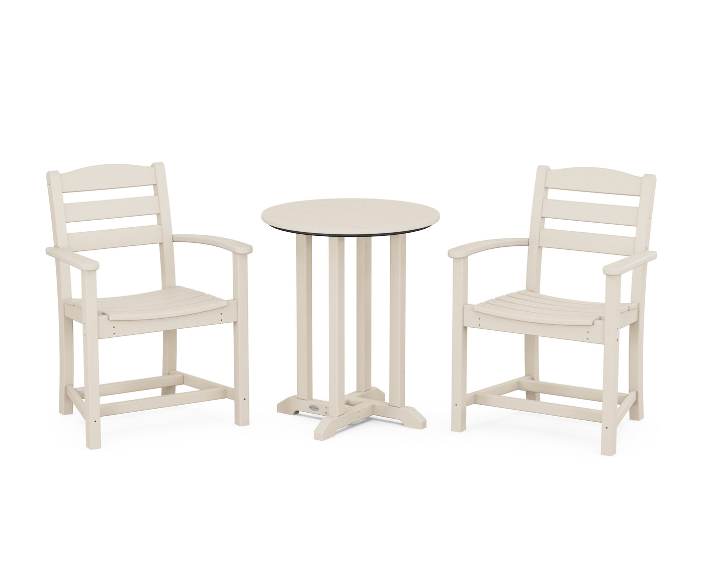 La Casa CafŽ 3-Piece Round Bistro Dining Set