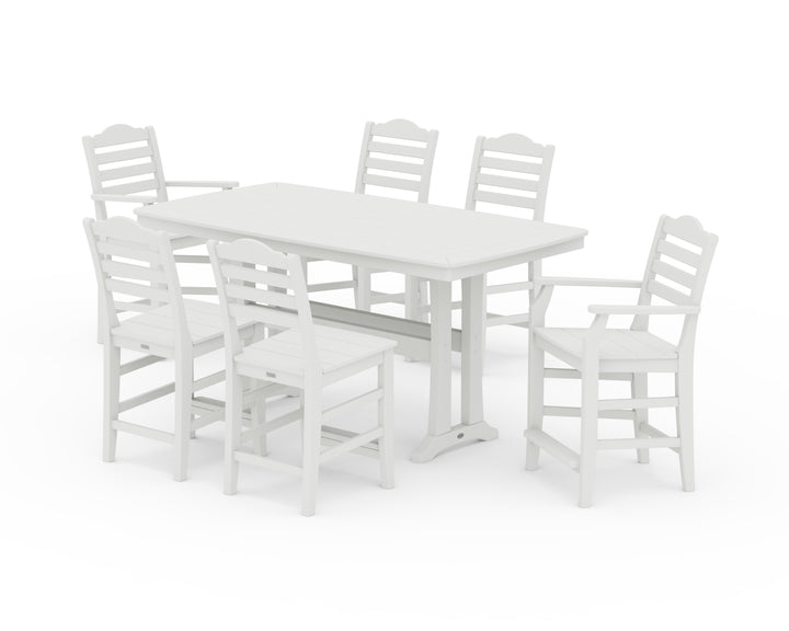 Draper James™ by  POLYWOOD® Savannah 7-Piece Counter Set with Trestle Legs
