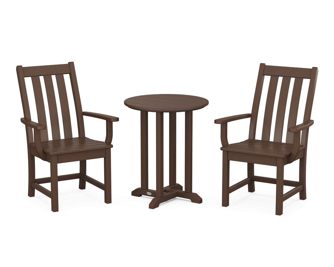POLYWOOD® Vineyard 3-Piece Round Bistro Dining Set