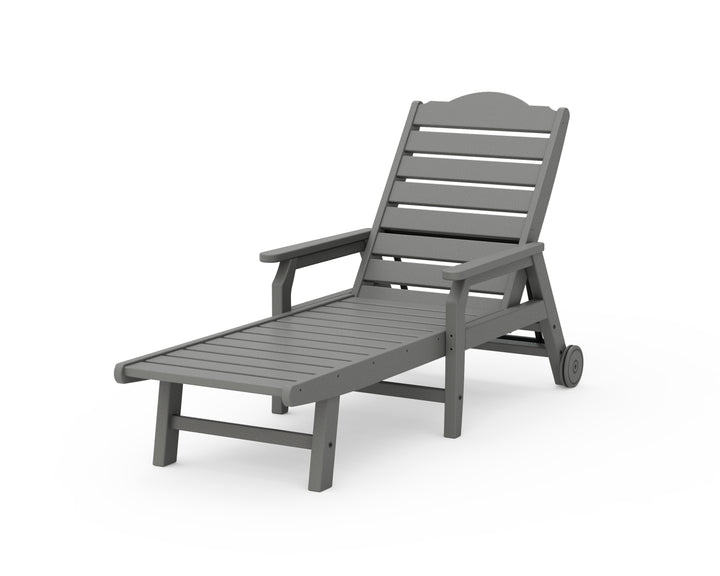 Draper James™ by  POLYWOOD® Savannah Chaise with Arms and Wheels