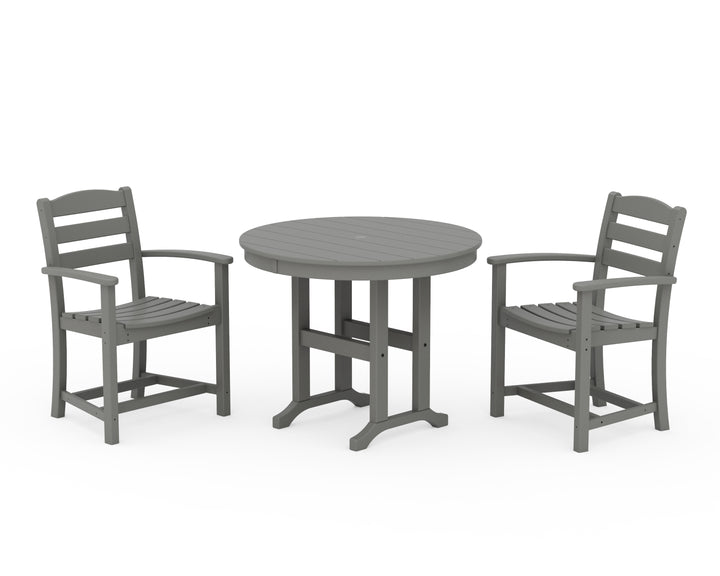 POLYWOOD® La Casa Café 3-Piece Round Dining Set