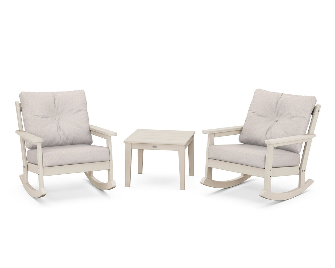 POLYWOOD® Vineyard 3-Piece Deep Seating Rocker Set
