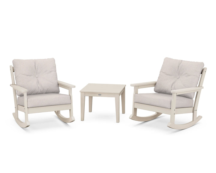 POLYWOOD® Vineyard 3-Piece Deep Seating Rocker Set