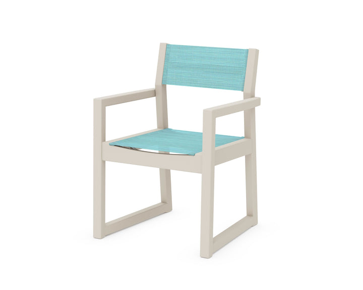 POLYWOOD® EDGE Sling Dining Arm Chair