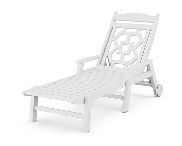 Martha Stewart by POLYWOOD® Chinoiserie Chaise Lounge