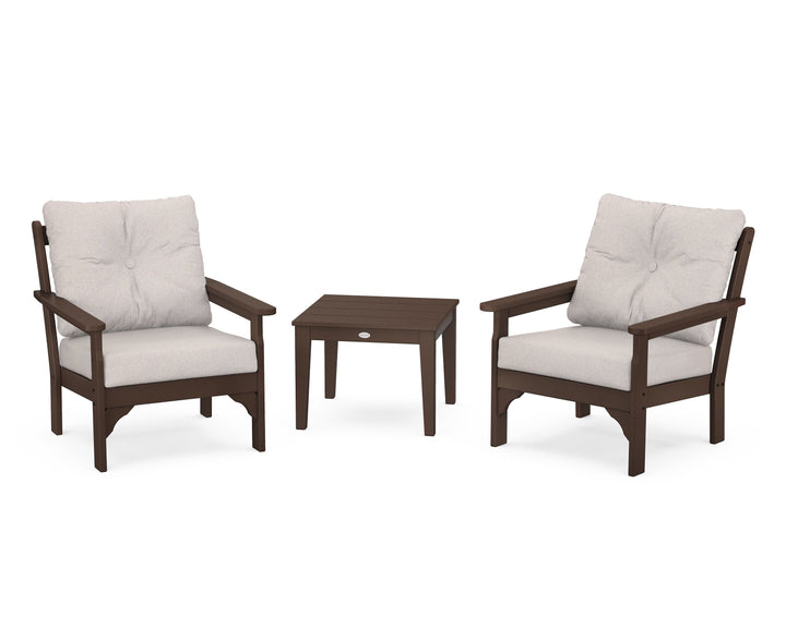 POLYWOOD® Vineyard 3-Piece Deep Seating Set