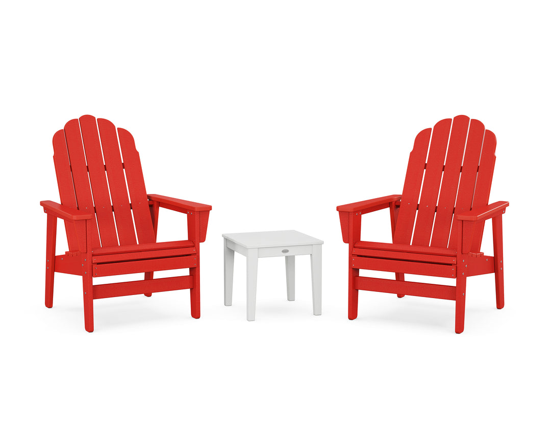 POLYWOOD® 3-Piece Vineyard Grand Upright Adirondack Set