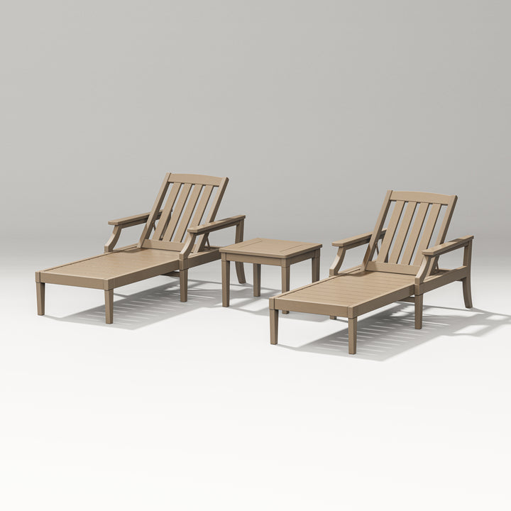 PW Designer Series Estate 3-Piece Chaise Lounge Set