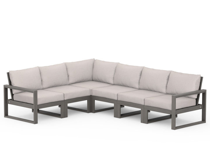 POLYWOOD® EDGE 6-Piece Modular Deep Seating Set