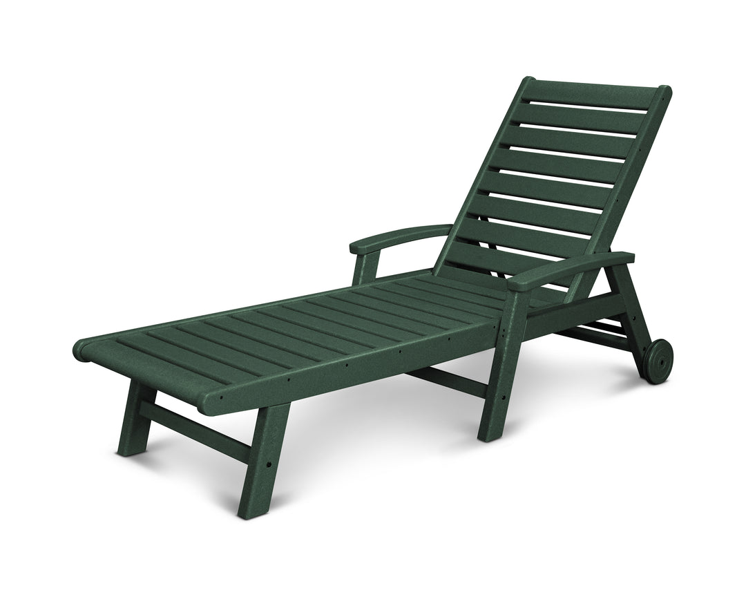 POLYWOOD® Signature Chaise with Wheels