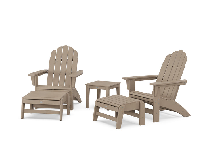 POLYWOOD® 5-Piece Vineyard Grand Adirondack Set