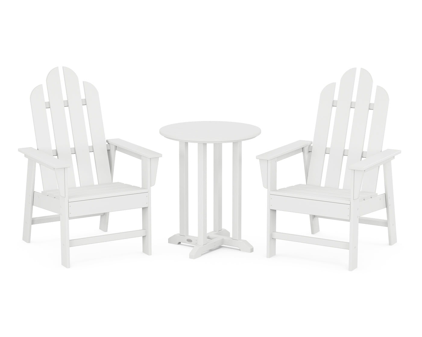 Long Island 3-Piece Round Bistro Dining Set