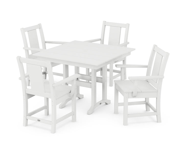 POLYWOOD® Prairie 5-Piece Farmhouse Dining Set
