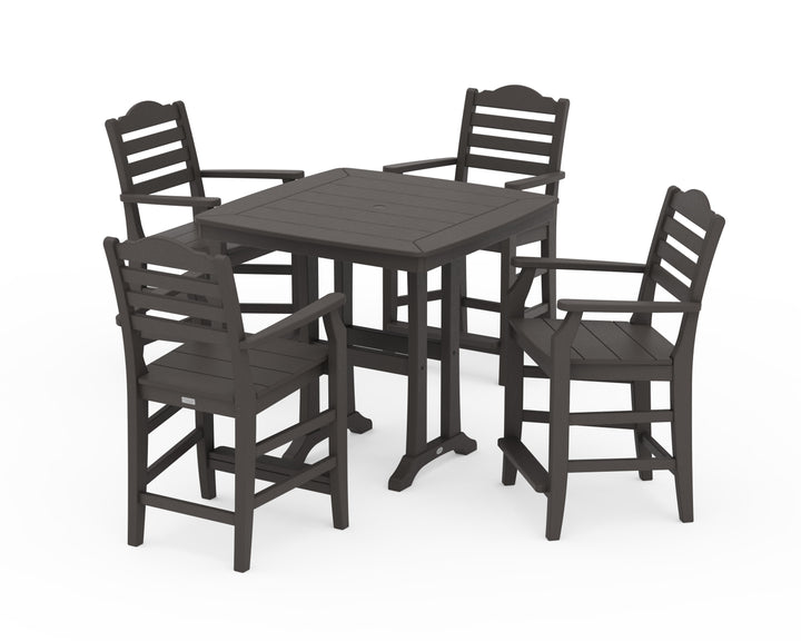 Draper James™ by  POLYWOOD® Savannah 5-Piece Counter Set with Trestle Legs