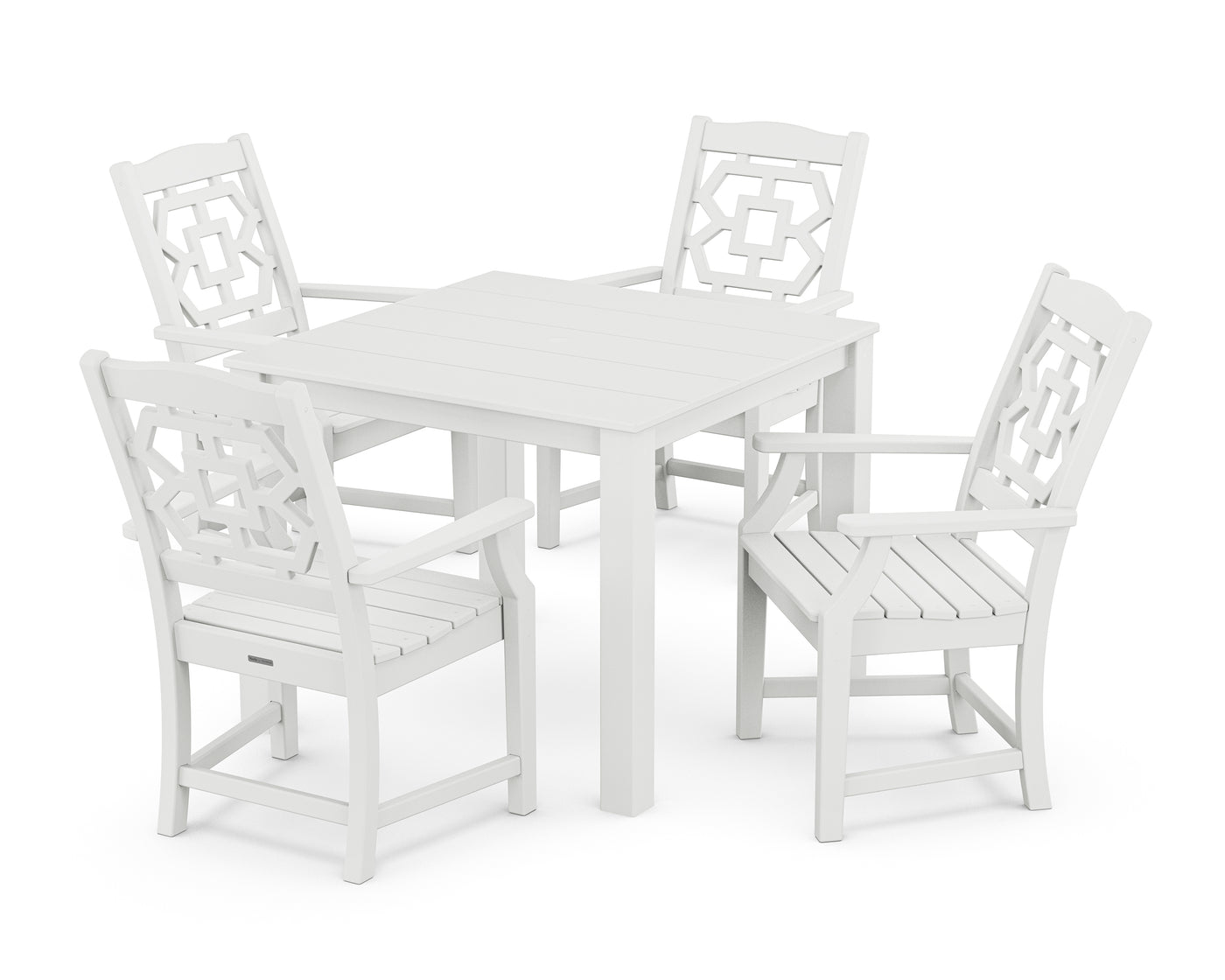 Chinoiserie 5-Piece Parsons Dining Set