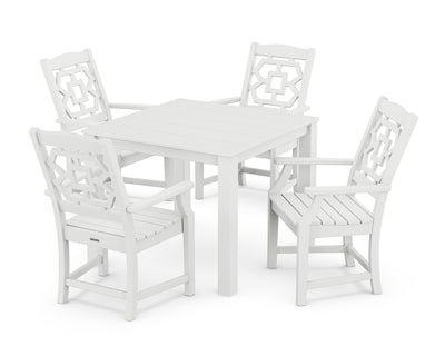 Chinoiserie 5-Piece Parsons Dining Set