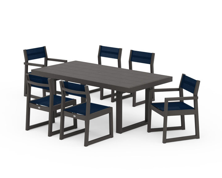 POLYWOOD® EDGE Sling 7-Piece Dining Set
