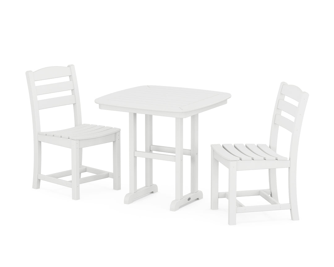 POLYWOOD® La Casa Café Side Chair 3-Piece Dining Set