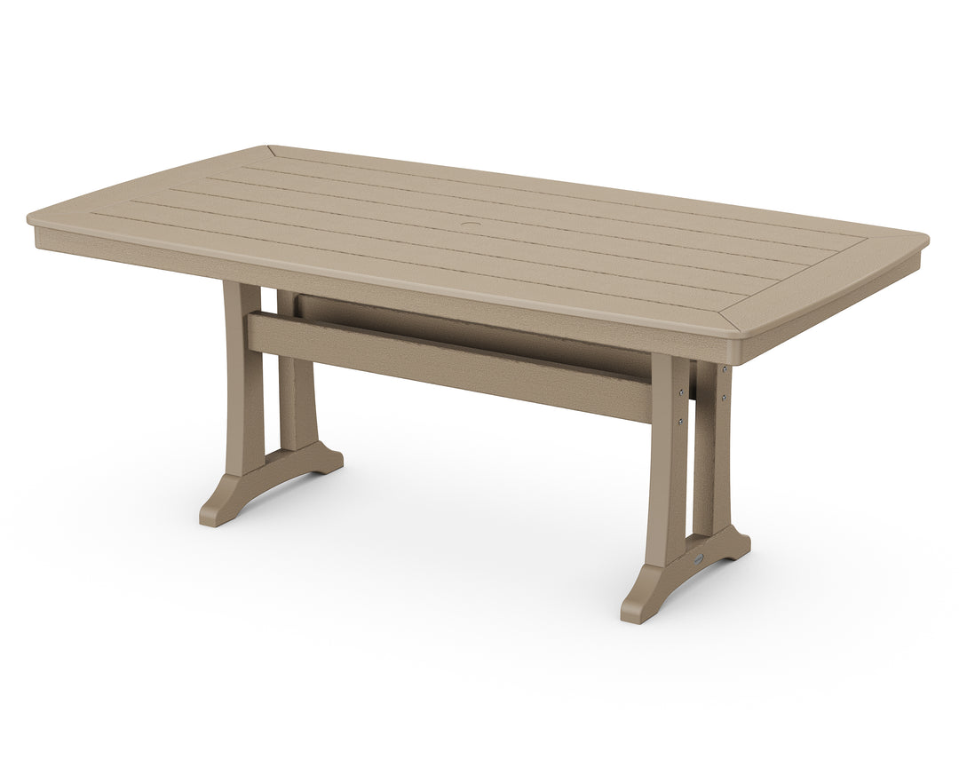 POLYWOOD® Nautical Trestle 38" x 73" Dining Table