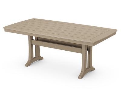 Nautical Trestle 38" x 73" Dining Table