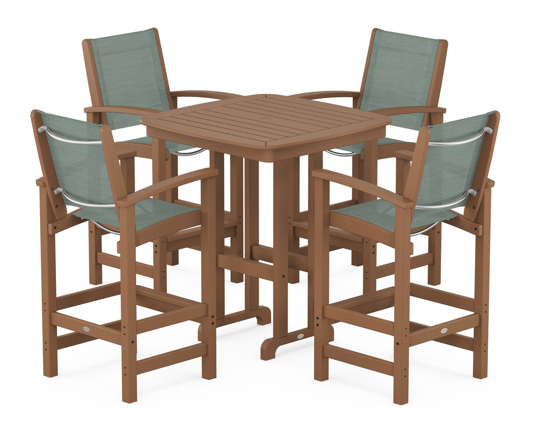 POLYWOOD® Coastal 5-Piece Bar Set