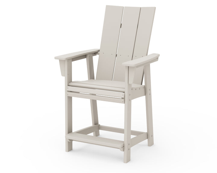 POLYWOOD® Modern Curveback Adirondack Counter Chair