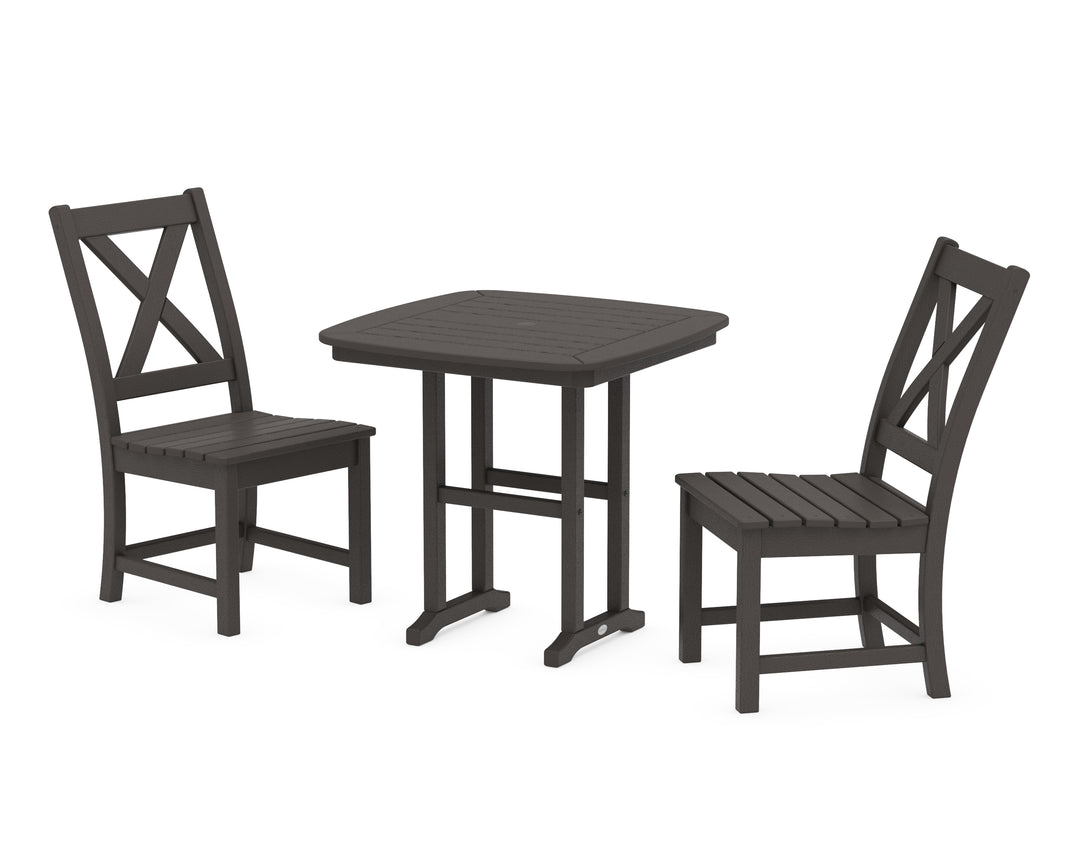POLYWOOD® Braxton Side Chair 3-Piece Dining Set