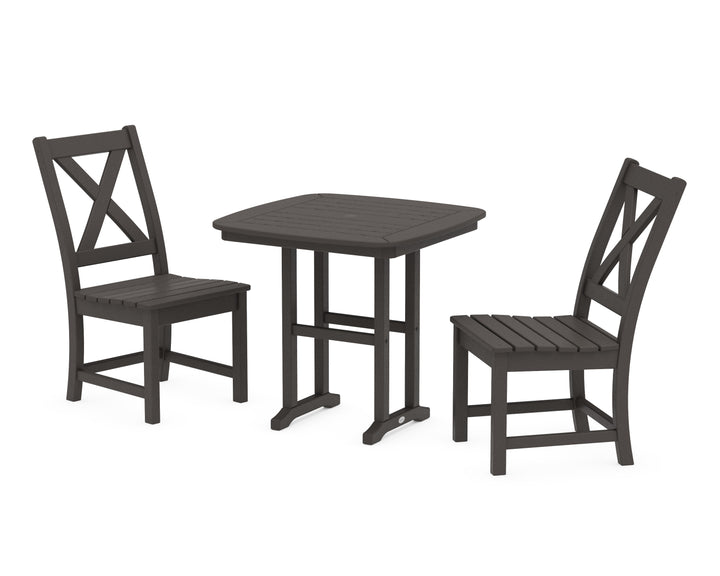 POLYWOOD® Braxton Side Chair 3-Piece Dining Set