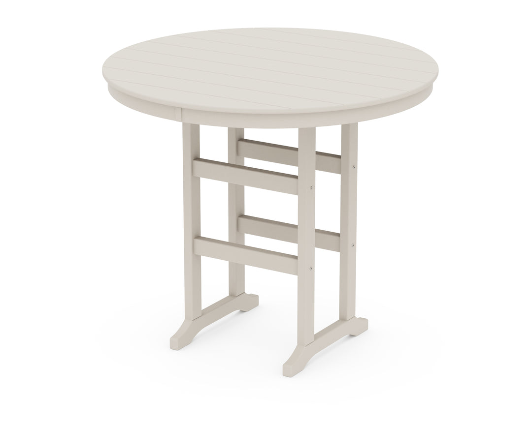 POLYWOOD® 48" Round Farmhouse Bar Table