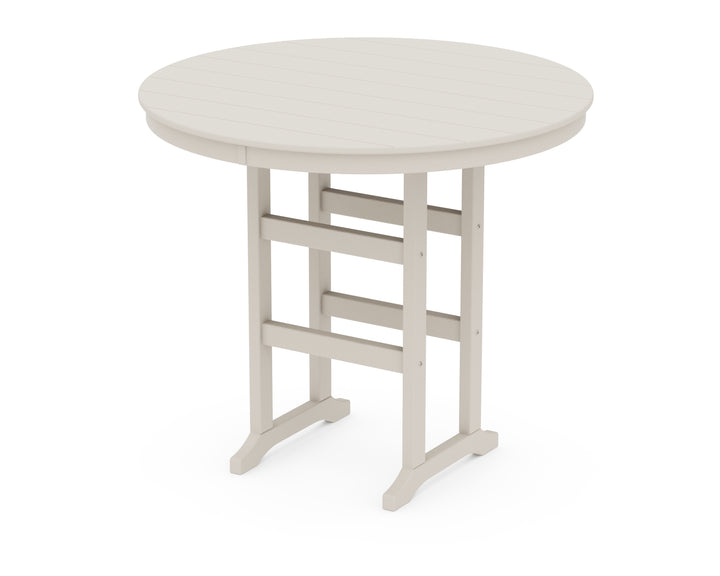 POLYWOOD® 48" Round Farmhouse Bar Table