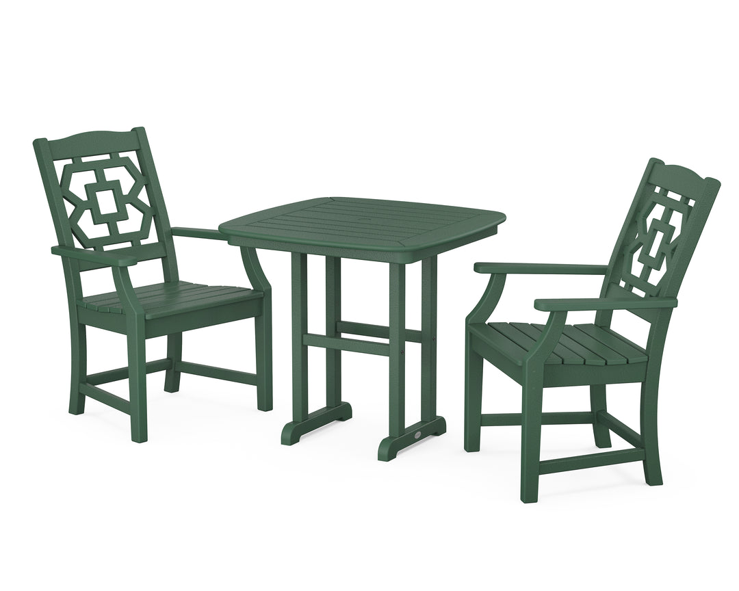Martha Stewart by POLYWOOD® Chinoiserie 3-Piece Dining Set