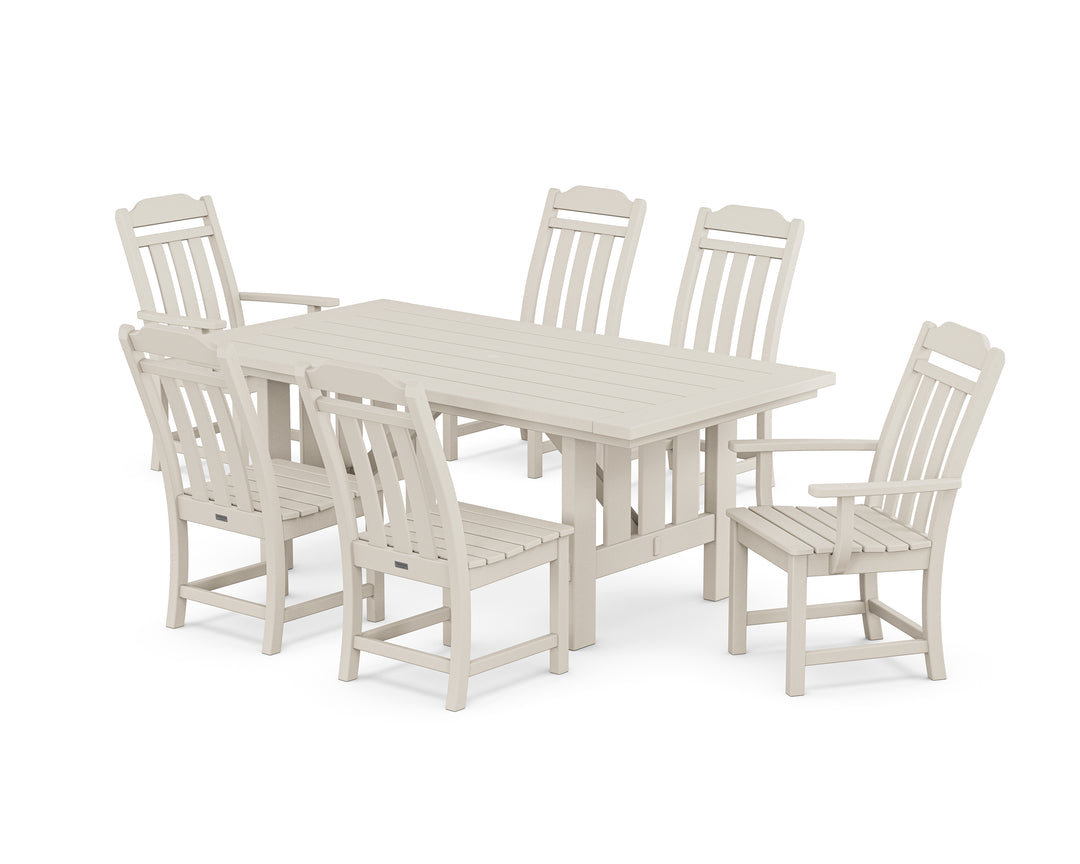 POLYWOOD® Cottage 7-Piece Dining Set with Mission Table